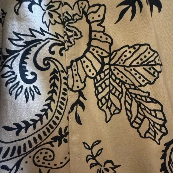 Dennis Basso Black Floral Jean Jacket style - Picture 3 of 4